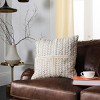 Dash Cowhide Pillow - Safavieh - 2 of 3