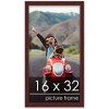 PosterPalooza | Panoramic Classic Modern Brown Frame - UV Acrylic, Foam Board Backing, Hanging Hardware - 3 of 4