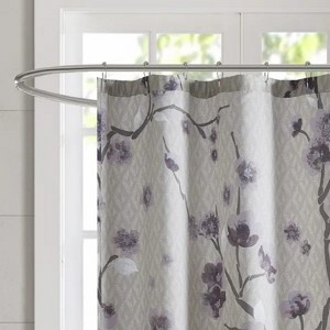 LunaLulinlk Cotton Shower Curtain - 1 of 4