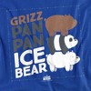 We Bare Bears Grizz Pan Pan Ice Bear Adult T-Shirt - 2 of 4