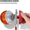 Manual Can Opener for Seniors, Heavy Duty with Comfort Grip & Magnet for Kitchen Camping - 4 of 4