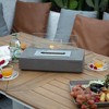 Kira Tabletop Fire Pit Portable Ethanol Fireplace 13.8” x 7.1” x 6.7” - Dark Grey - 2 of 4