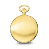 Black Bow Jewelry Charles Hubert Gold-Tone Stainless Steel White Dial 54mm Pocket Watch - 2 of 4