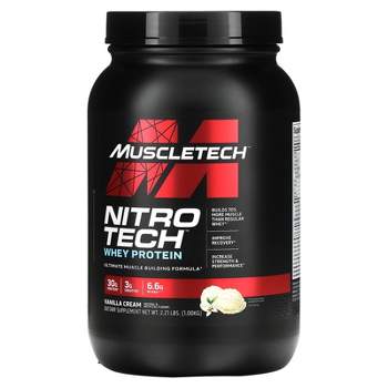 Muscletech Nitro-Tech, Whey Isolate + Lean Muscle Builder, Protein Powders