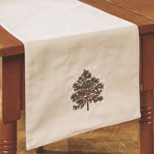 Park Designs Tannenbaum Beige Table Runner 13"X54" - 1 of 4