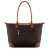 Generic Nylon Tote Bag Large Shoulder Bag with Zipper Lightweight Foldable Work Tote - 4 of 4