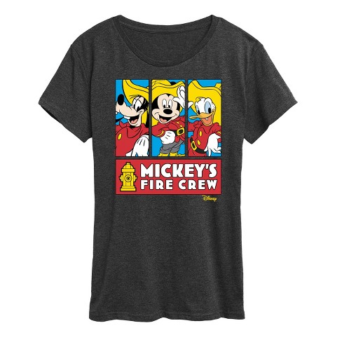 Women's - Disney - Firefighter Mickey & Friends Short Sleeve Graphic T-Shirt - image 1 of 4