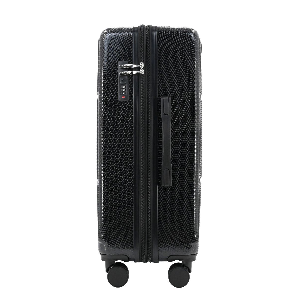Isaac Mizrahi Aero 20" Lightweight Expandable Hardside Spinner Carry-On Luggage, 360° Wheels & Telescoping Handle - thumbnail 3
