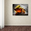 Trademark Fine Art -Joe Felzman Photography 'Apple In A Gold Bowl' Canvas Art - 3 of 3