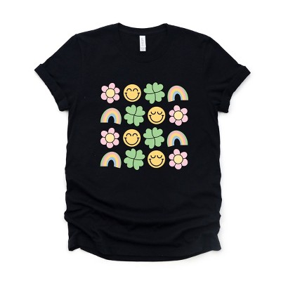 Simply Sage Market S.W.Smiley Smiley Clover Daisy Short Sleeve Tee