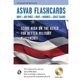 ASVAB Flashcard Book - (Military (ASVAB) Test Preparation) by  Editors of Rea & Lisa Drucker (Paperback)