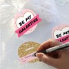 Big Dot of Happiness Be My Galentine - Galentine's & Valentine's Day Party Clear Goodie Favor Bags - Treat Bags With Tags - Set of 12 - 2 of 4