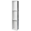 ALFI 8 x 36 White Matte Stainless Steel Vertical Triple Shelf Bath Shower Niche - 4 of 4