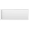 vidaXL Bathroom Mirror White 39.4"x0.6"x14.6" Engineered Wood - 2 of 4