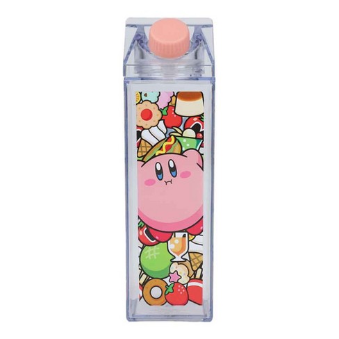 Kirby Pink Puff 24 oz Single Wall UV Printed Water Bottle