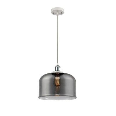 Bell - 1 Light Cord Hung Mini Pendant In Industrial Style-11.38 Inches Tall and 12 Inches Wide