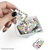 Big Dot of Happiness Cheerful Happy Birthday - Mini Candy Bar Wrapper Stickers - Colorful Birthday Party Small Favors - 40 Count - 2 of 4