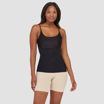 SlimShaper by Miracle Brands Women's No Side Show Tank - Warm Beige L