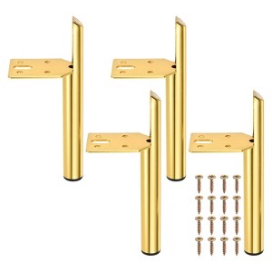 Unique Bargains Metal Replacement Couch Cabinet Modern Furniture Leg - 1 of 4