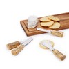 Twine Cork Handle Cheese Spreaders Knives Set - Appetizer Serving Knives - Cream Cheese Spreaders - Set of 4 - image 2 of 4