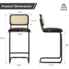Infurnic Dining Chairs, Modern Upholstered Dining Chairs Set with Sturdy Legs, for Kitchen and Dining Room, 2PCS, Black, 17.7"*18.9"*42.5" - 4 of 4