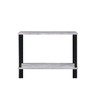 Lyngins 4-Tier KD Bookshelves,Powder Coating Shelving Units with 15mm Thick Panel,Metal Frame,Wood Open Bookcases for Living Room,Office - 4 of 4