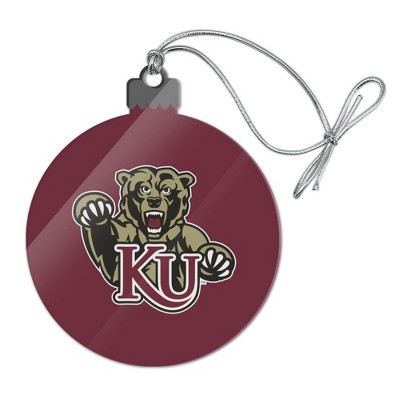 Kutztown Primary Logo Acrylic Christmas Tree Holiday Ornament