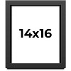 PosterPalooza | Flat Black Picture Frame - UV Acrylic, Foam Board Backing, Hanging Hardware - 2 of 4