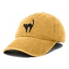 Dalix Black Cat Embroidered Womens Cotton Dad Hat Baseball Cap Adjustable - 4 of 4