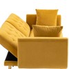 CAVINAS Loveseat Sofa with Metal Feet, Modern Convertible Sofa, Vintage Accent Sofa, Upholstered Sofa Couch for Living Room - 4 of 4