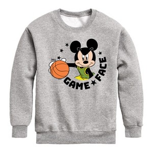 Boys' - Disney - Game Face Basketball Graphic Long Sleeve Fleece Sweatshirt - 1 of 4