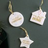 Transpac Dolomite 4.25 in. Off-White Christmas Firsts Ornament Set of 24 - 3 of 4