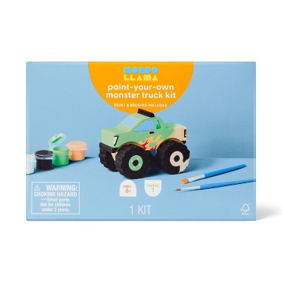 Wooden Monster Truck Painting Craft Kit - Mondo Llama™