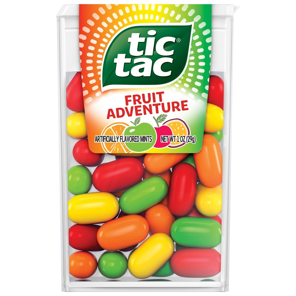 UPC 009800007608 product image for Tic Tac Fruit Adventure Mint Candies - 1oz | upcitemdb.com