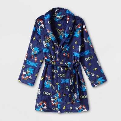 Boys' Sonic the Hedgehog Robe - Navy 4