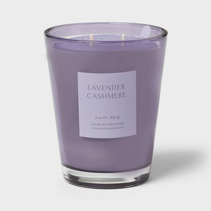 Colored Vase Glass Candle with Dust Cover - Threshold™ - 1 of 4