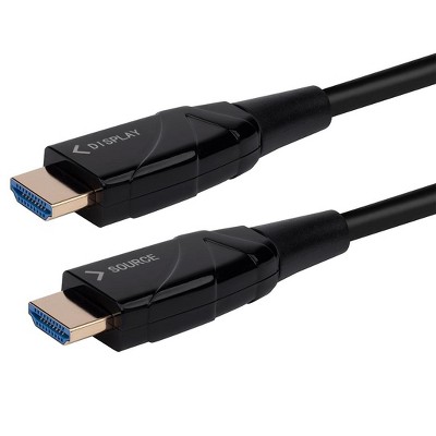 10ft HDMI 1.4 Male to Male Black Cable Supports Ethernet Channel Max  Resolution Up to 4096x2160 (DCI 4K), Your Fiber Optic Solution