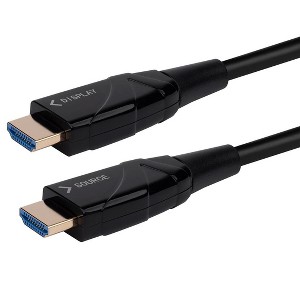 Monoprice 4K High Speed HDMI Cable 15 Meters (49ft) Black | AOC, 18Gbps, Compatible with Playstation 4 PS3, UHD TV, Monitors - SlimRun AV Series - 1 of 4