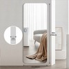 60x15inch Full Body Mirror for Living Room Bedroom Cloakroom Wall-mounted round-angle dressing mirror Aviation grade aluminum - 4 of 4