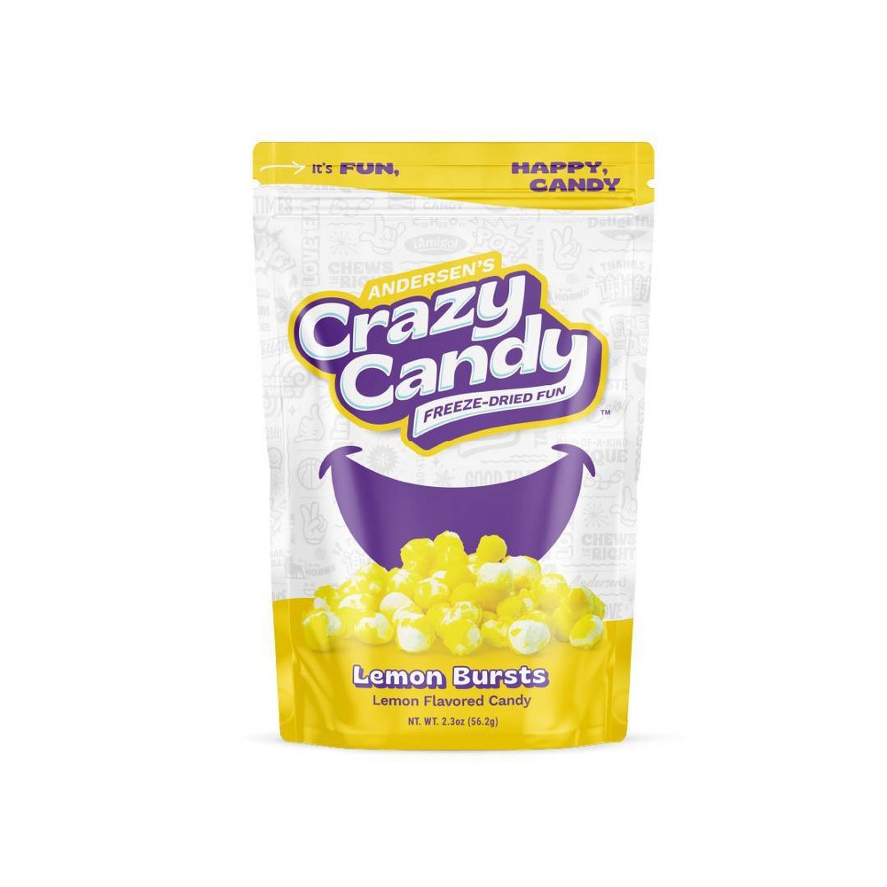 Crazy Candy Freeze Dried Candy - Lemon - 2.4oz