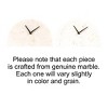 Storied Home Decorative Half Moon Marble Mantel Clock - 4 of 4