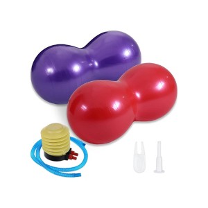 Toyzone World Balance Stability Yoga Peanut Ball Purple - 1 of 3