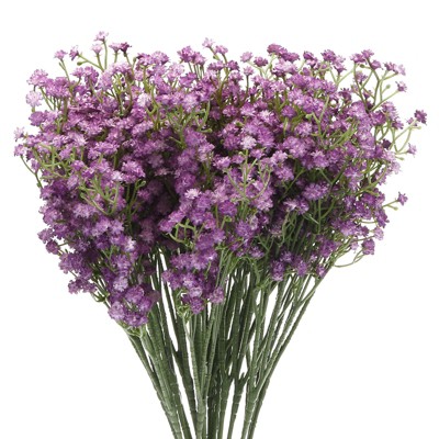 Unique Bargains Baby's Breath 3-Branch Artificial Flowers for Wedding Decoration