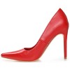 Journee Collection Womens Hadli Tru Comfort Foam Pointed Toe High Stiletto Pumps Red 9.5 - 2 of 4