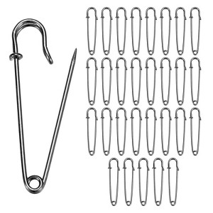 Unique Bargains Durable Sewing Upholstery Spring Lock Blanket Bulk Large Safety Pins 30 Pcs - 1 of 4