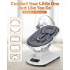 Electric Baby Swings for Infants to Toddler, Infant Swing with 5 Motion Modes & 5 Speeds, Remote Control, Reclining Seat with 5-Point Harness - 3 of 4