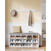 2-in-1 Padded Storage Bench - Comfortable Seat with Hidden Compartment, Ideal for Entryways, Bedrooms, and Living Spaces - 2 of 4