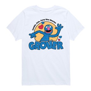 Boys' - Sesame Street - Grover Short Sleeve Graphic T-Shirt - 1 of 4
