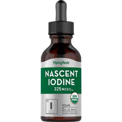Piping Rock Organic Nascent Iodine Liquid Drops | 2 fl oz