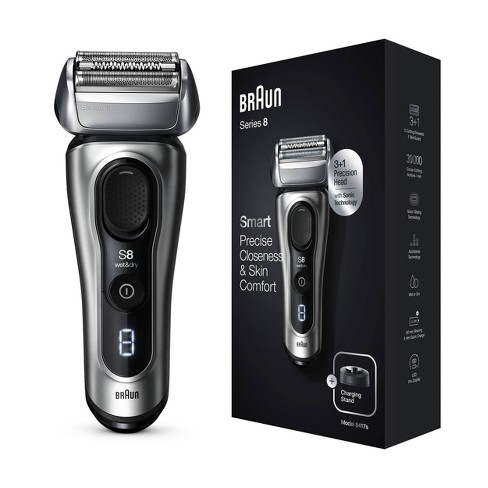 Braun Series 7 7020s Flex Electric Razor for Men with Precision Trimmer,  Wet & Dry, Rechargeable, Cordless Foil Shaver, Silver